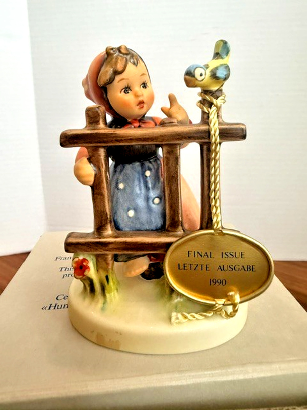 Goebel M.I. Hummel Figurine "Signs of Spring" Hum 203-01-07 829 Final Issue 1990